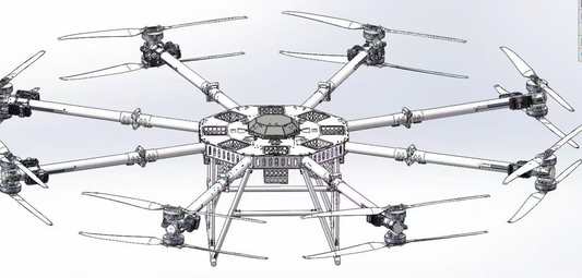 MPS500X15-816 Heavy-Lift UAV (250 kg Payload)
