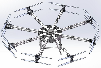 MPS500X15-816 Heavy-Lift UAV (250 kg Payload)