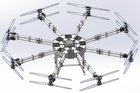 MPS500X15-816 Heavy-Lift UAV (250 kg Payload)