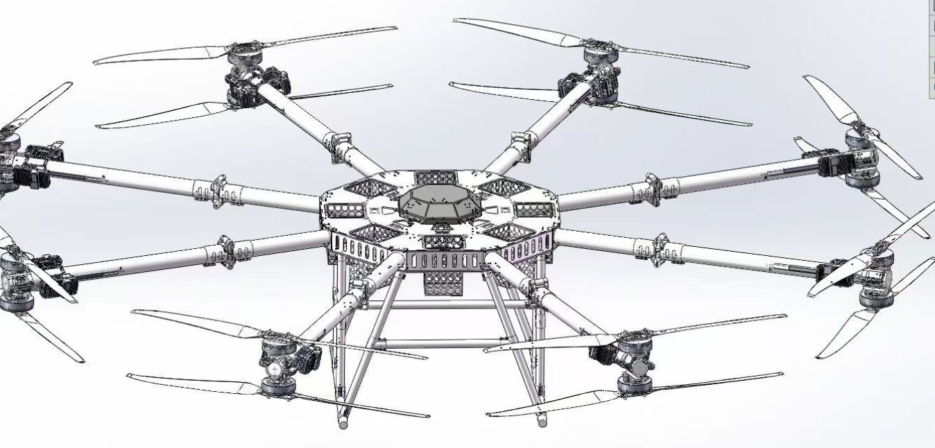 MPS500X15-816 Heavy-Lift UAV (250 kg Payload)