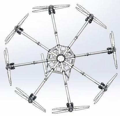 MPS500X15-816 Heavy-Lift UAV (250 kg Payload)